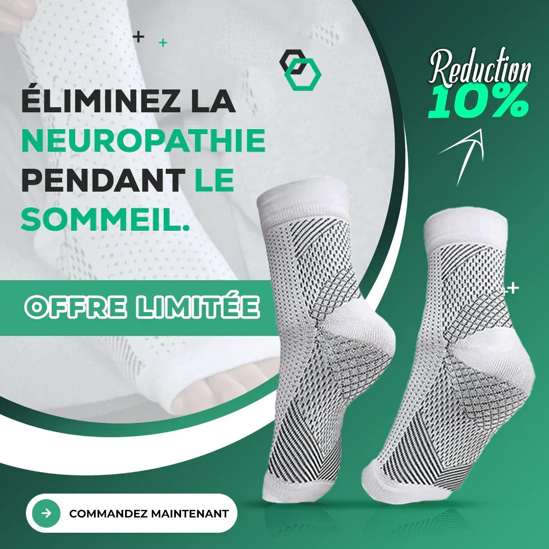 Chaussettes Thérapeutique Anti-Douleur - Soulagement immédiat des pieds et jambe fatigué