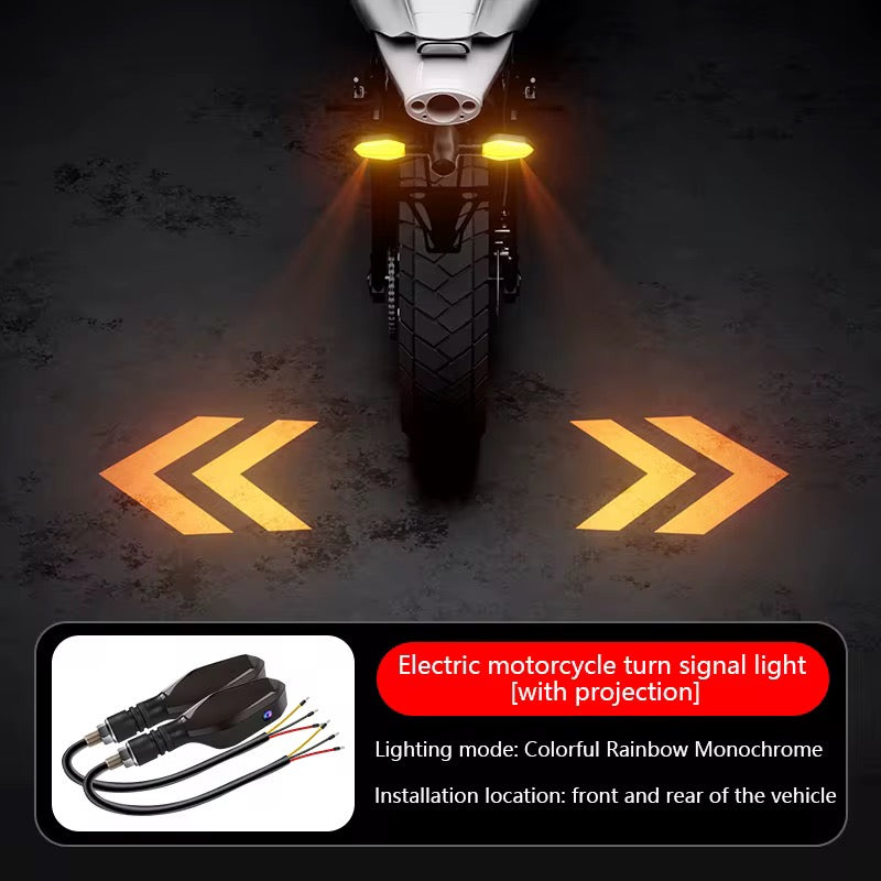 Clignotant LED pour Moto avec Projection au Sol BN