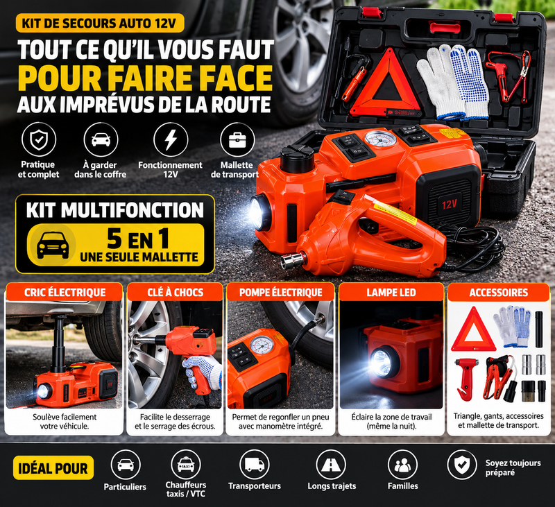 Cric Electrique Multifonction