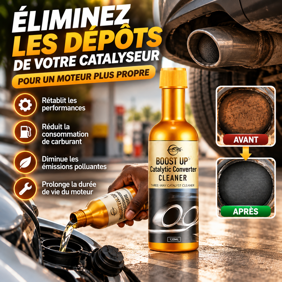 Nettoyant catalyseur BOOST UP