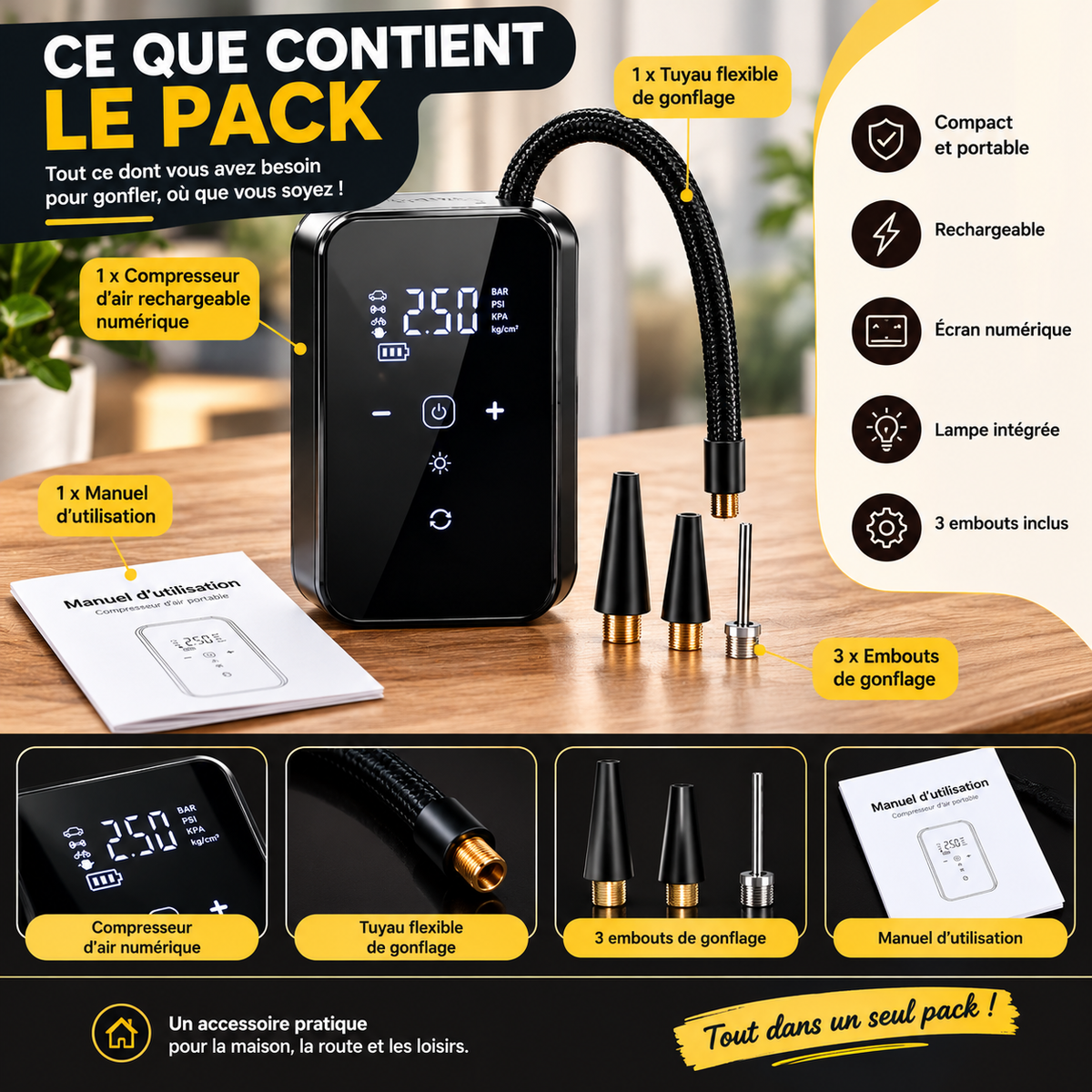COMPRESSEUR D'AIR ELECTRIQUE