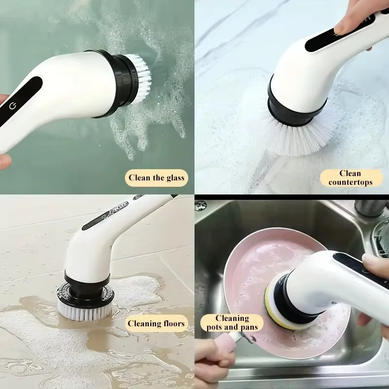 Brosse Électrique 9‑en‑1 : La Fin du Ménage Fatiguant