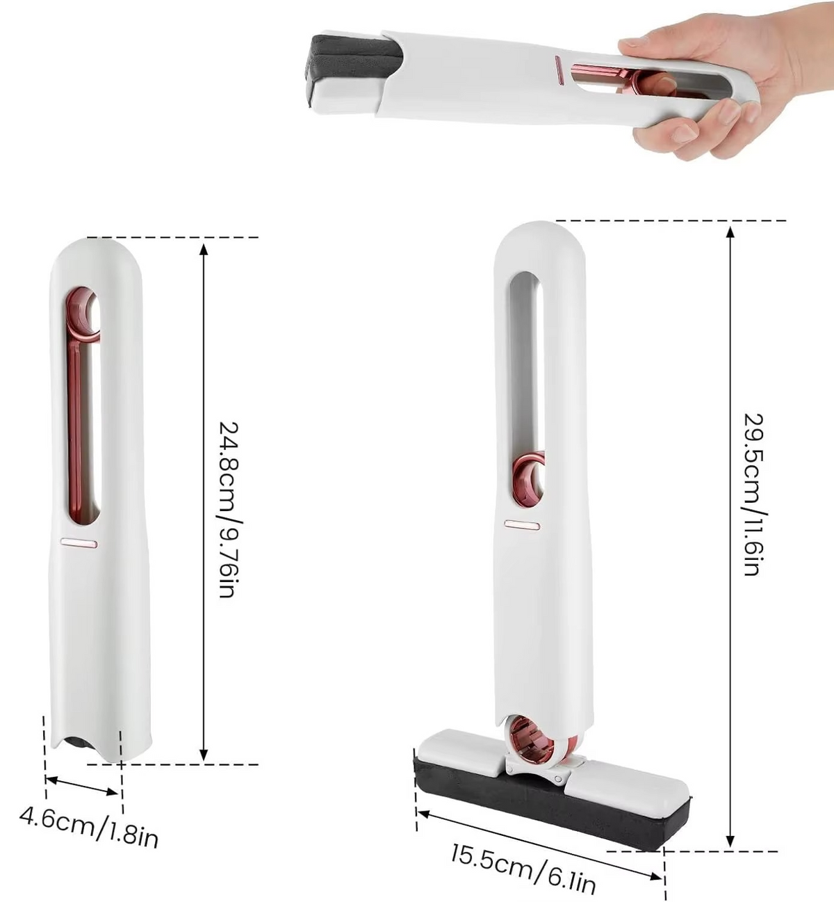 Balai Nettoyeur Ultra-Compact Pad Lavable