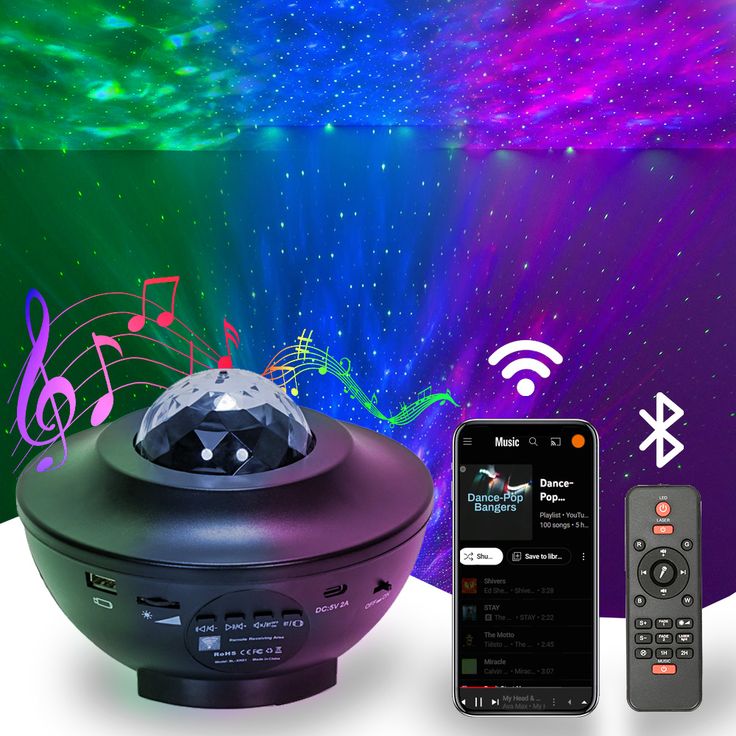 🌌 Projecteur Galaxy LED