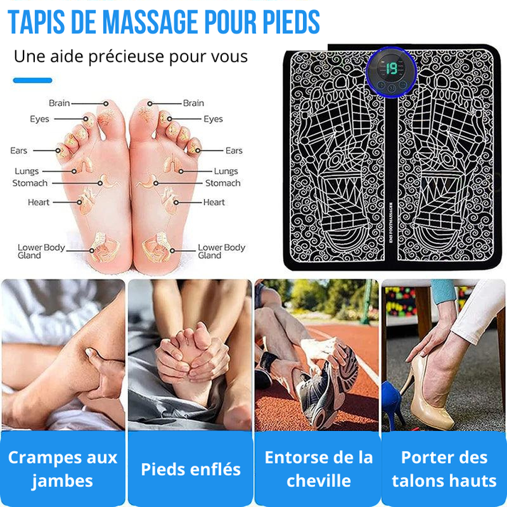 Tapis de Massage Conductif EMS