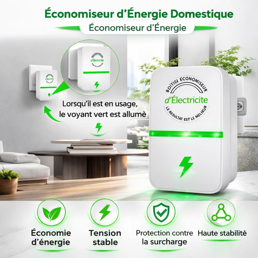 ⚡ ÉCONOMISEUR D’ÉNERGIE – RÉDUISEZ VOTRE FACTURE D’ÉLECTRICITÉ DÈS AUJOURD’HUI