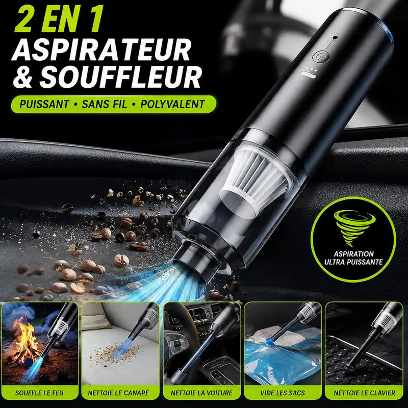 Aspirateur à main sans fil puisance toute-en-un M