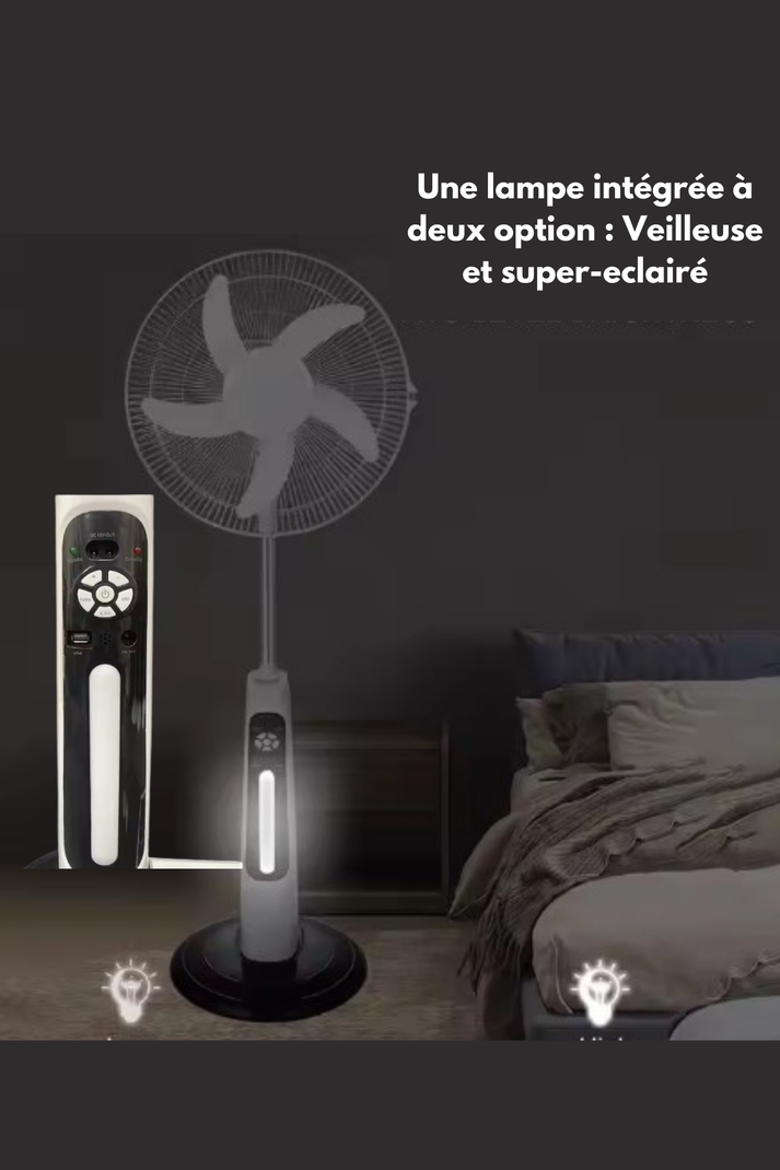 Ventilateur rechargeable – vue 4