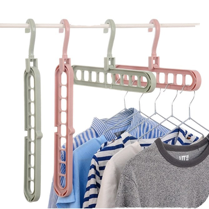 Cintre Magique 9 Trous – Gain de Place pour Armoire