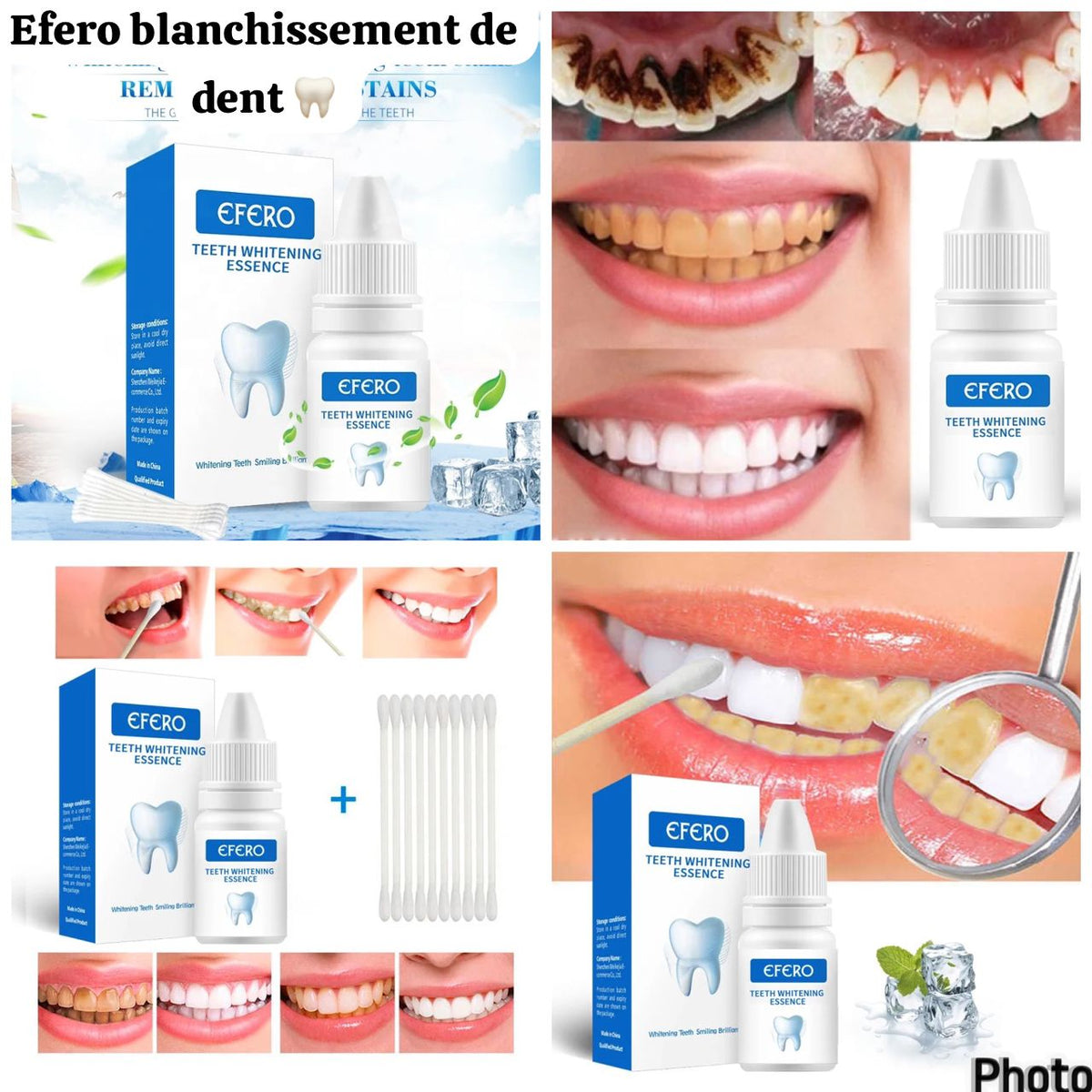 EFFERO™ – Le Blanchiment Dentaire Révolutionnaire à Domicile +Un Filtre Purificateur d'Eau Offert💧