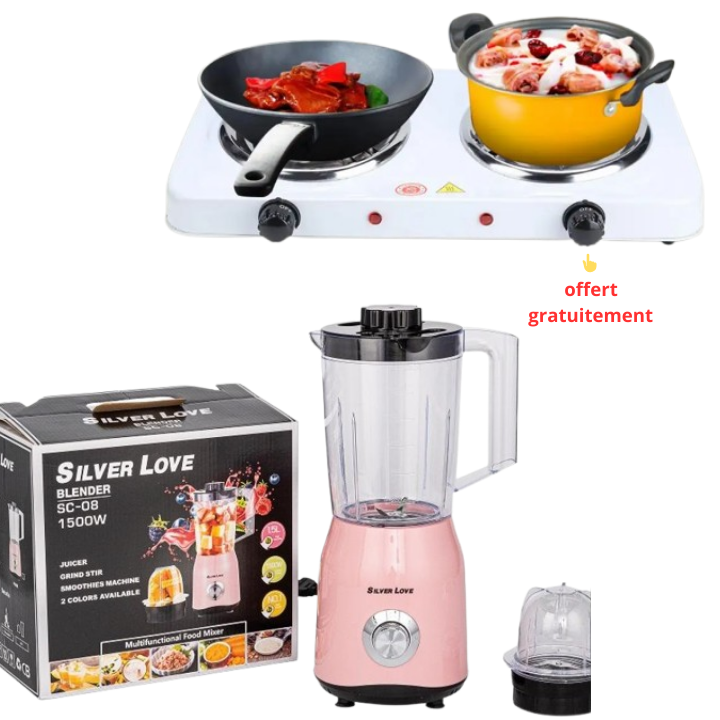 1 Moulinex 1500W ET 1 réchaud électrique 2 foyers