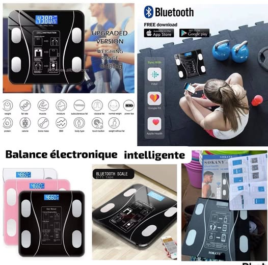 Pèse-personne électronique à Bluetooth