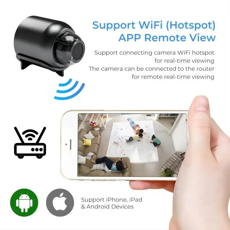 Mini Caméra Espion 1080P - Votre Ange Gardien Invisible