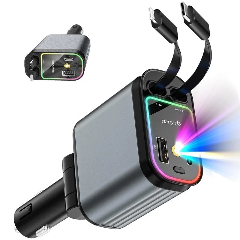 ✅ Chargeur Voiture 4-en-1