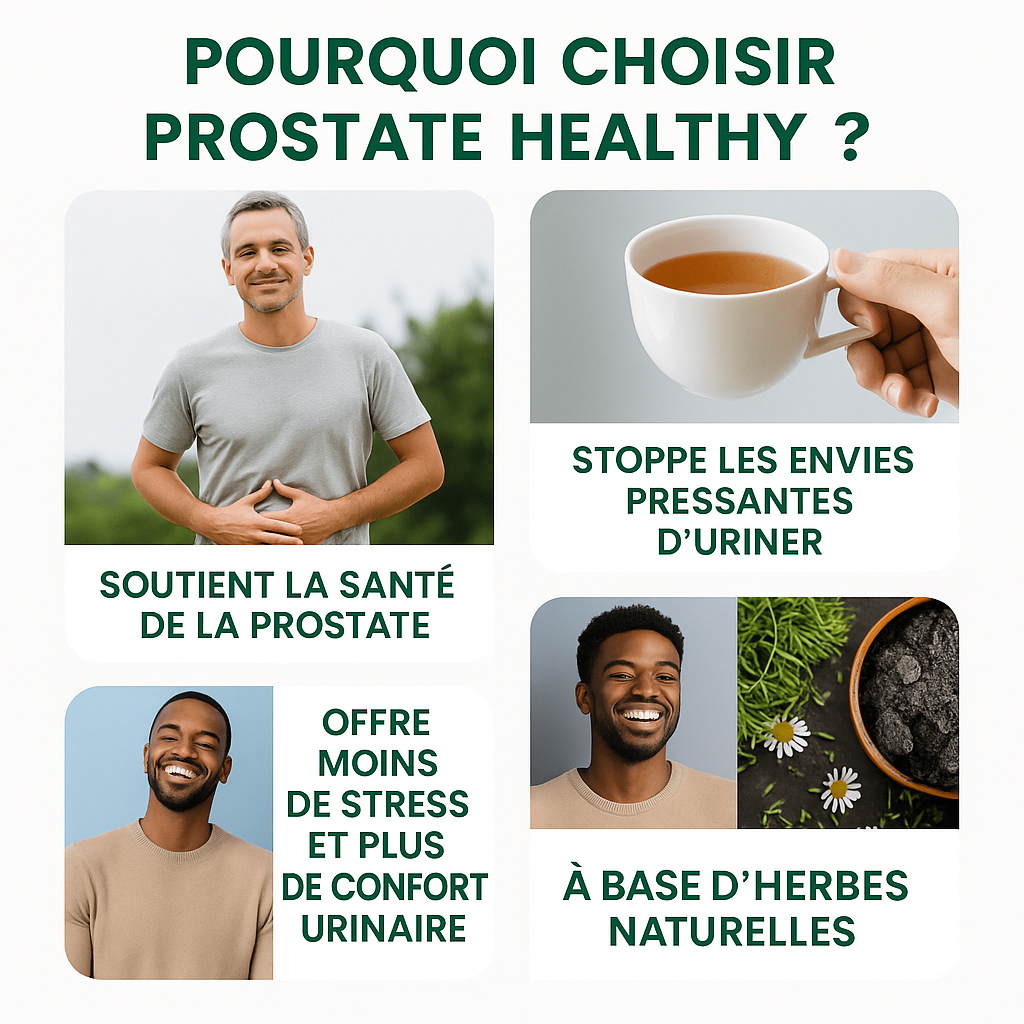 🌿 Tisane Prostate Healthy™ – Tisane efficace Pour Votre Bien-Être Masculin