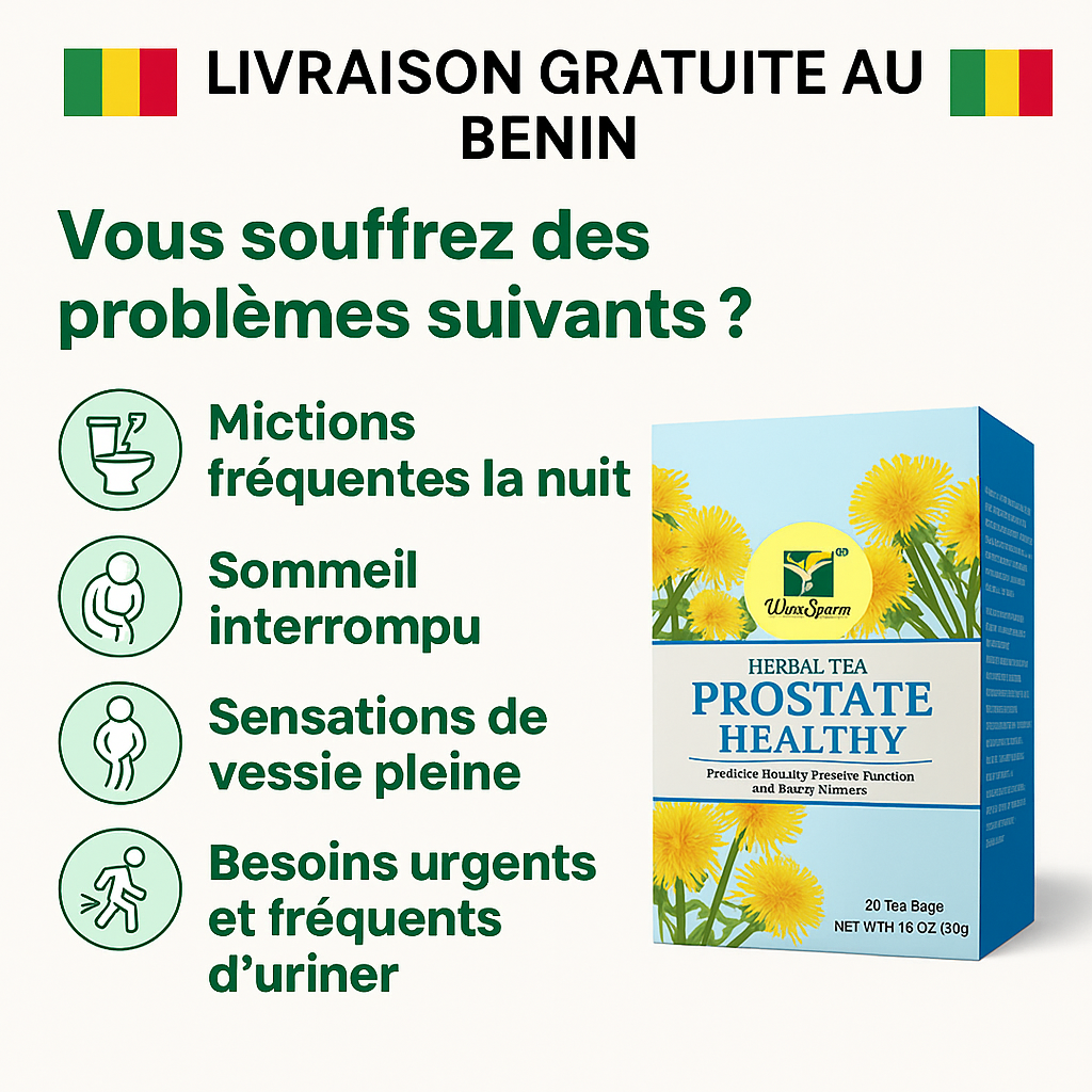 🌿 Tisane Prostate Healthy™ – Tisane efficace Pour Votre Bien-Être Masculin