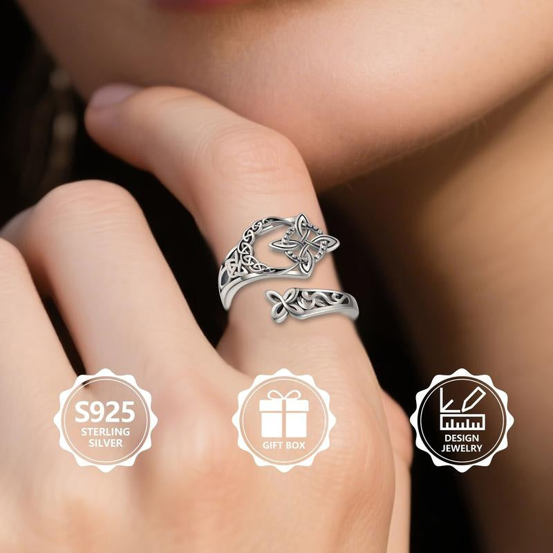 Bague Ouverte en Argent Sterling S925