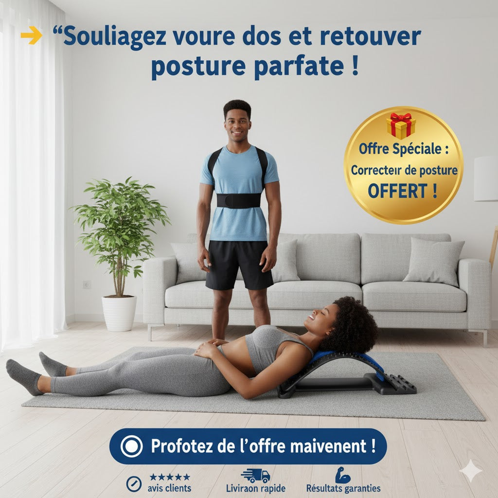 La planche lombaire ❇️+ le correcteur de posture ♻️🚻