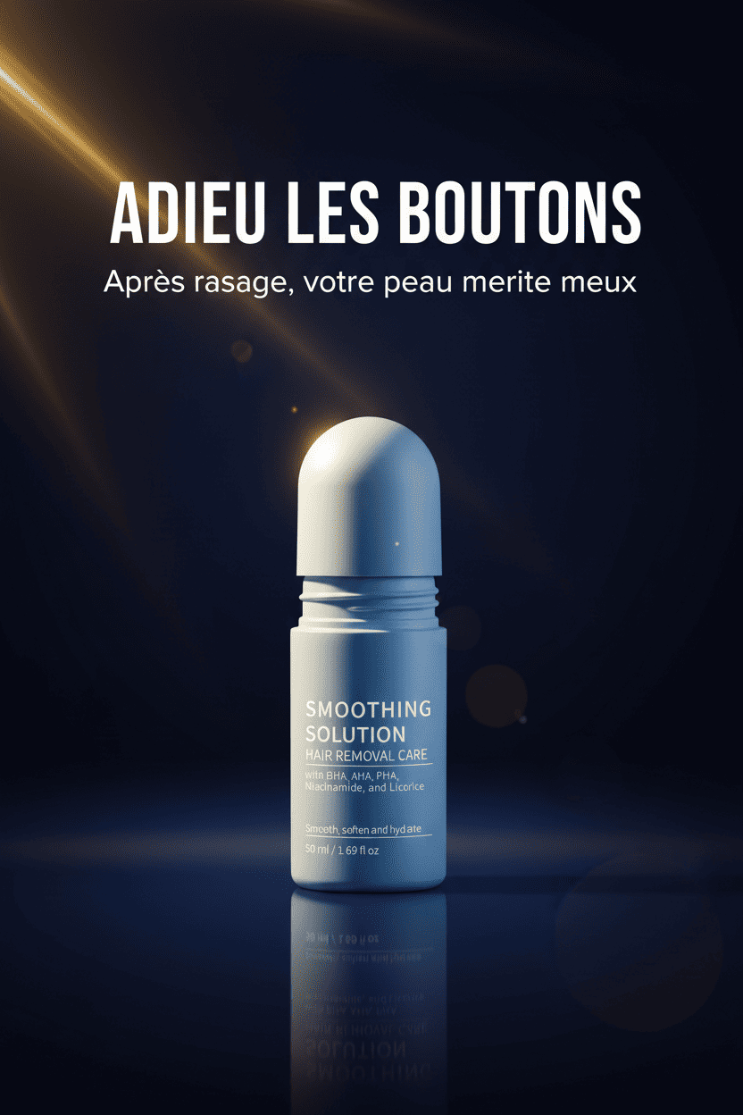 🍶Crème Anti-Boutons Après Rasage — SoftSkin 💆‍♂️