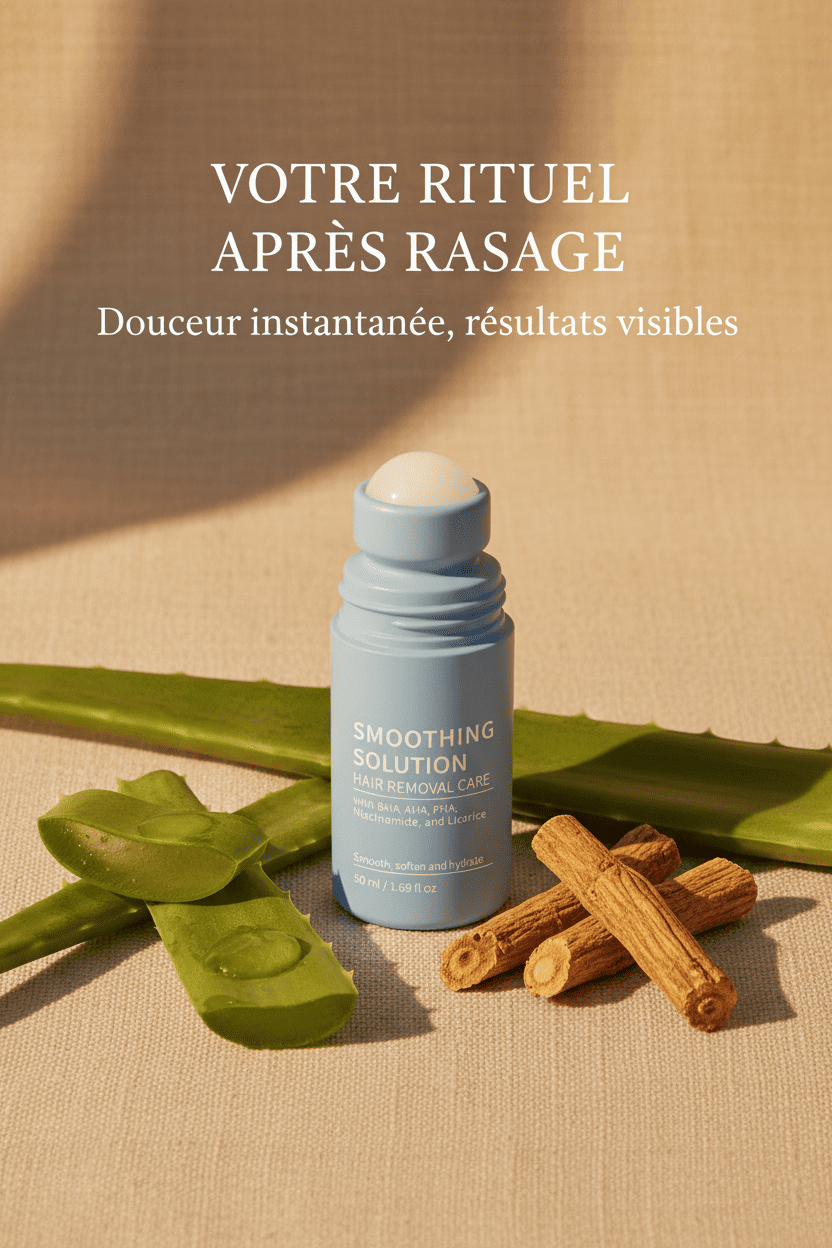 🍶Crème Anti-Boutons Après Rasage — SoftSkin 💆‍♂️
